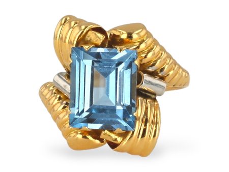 Yellow Gold solid 18k ring with Spinel Online Hot Sale