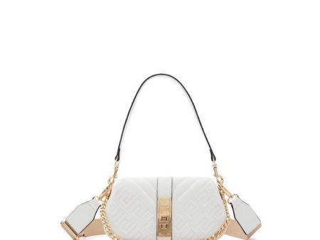 Romie Shoulder Bag - White on Sale