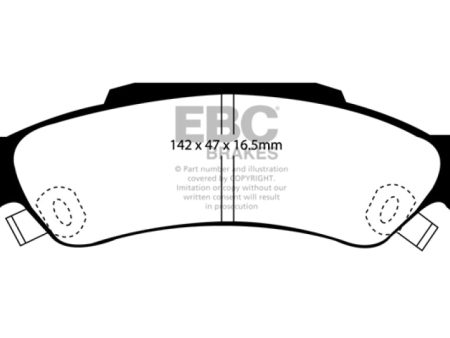 EBC 98-05 Chevrolet Blazer 4.3 2WD Ultimax2 Rear Brake Pads Online