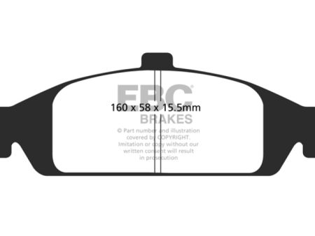 EBC 98-01 Chevrolet Malibu 2.4 Ultimax2 Front Brake Pads Online now