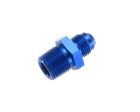 -03 straight male adapter to -02 (1 8 ) NPT male - blue For Cheap