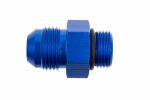 -06 male to -08 o-ring port adapter (high flow radius ORB) - blue For Discount