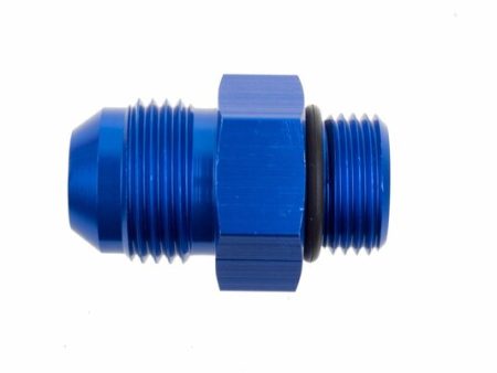 -06 male to -08 o-ring port adapter (high flow radius ORB) - blue For Discount